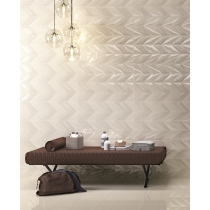 VERTIGO - 10X30, WHITE CHEVRON CHEVRON, GLOSSY